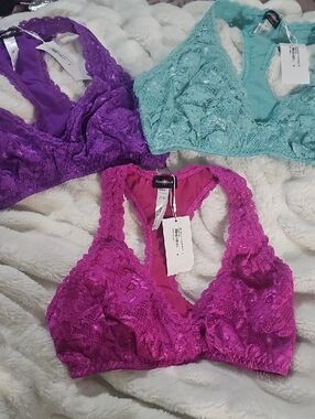 Cosabella NSN Beauty Racie Bralette (3-Pack) Photo for reference